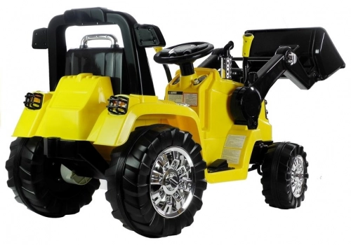 Детский электротрактор с ковшом ZP1005 Yellow