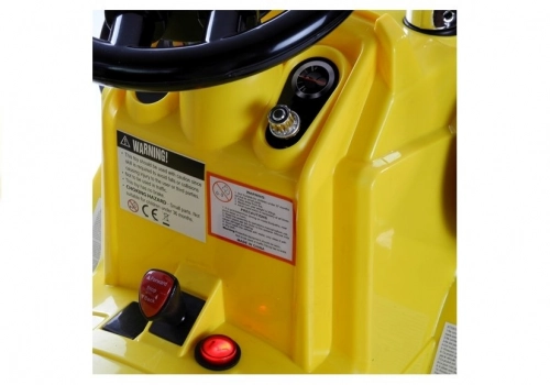 Детский электротрактор с ковшом ZP1005 Yellow