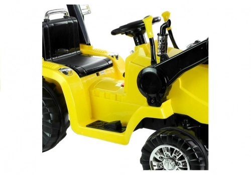 Детский электротрактор с ковшом ZP1005 Yellow