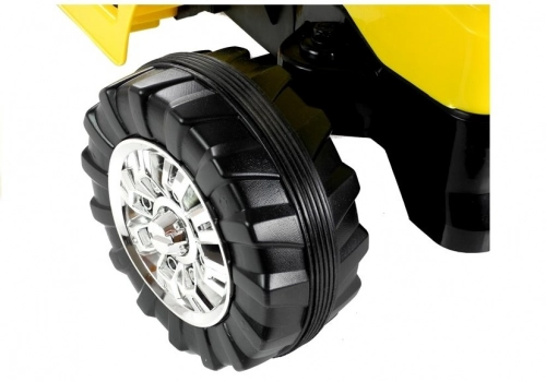 Детский электротрактор с ковшом ZP1005 Yellow
