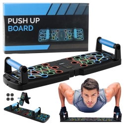 14-in-1 Foldable Push-Up Board with Handles for Upper Body Exercises