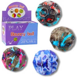 Ball with dimples for bouncing, kneading, foam spots 9cm