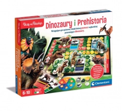Board Game Quiz Dinosaurs & Prehistory Ice Age Edition Polish Language Clementoni 50804