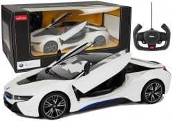 Car R/C BMW i8 Rastar 1:14 White Automatic Doors