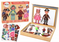 Cartoon Character Theme Magnetic Puzzle Set