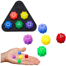 Dice For Playing Gonggi Hacele Squid Games Arcade Game Base 5pcs B