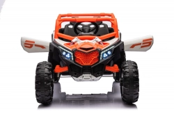 Divvietīgs bērnu elektromobilis Bagijs UTV NEL-901 4x4 Orange