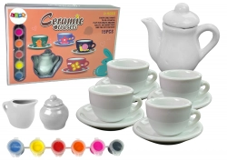 DIY Paint Porcelain Tea Set