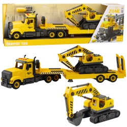 DIY Tow Truck Turning Crawler Excavator Lights Sounds