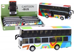 Double Decker Bus With Metal Drive, Colorful Lights, Sounds