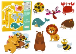 Educational Puzzle Animals Puzzle Learning English 48 pieces.