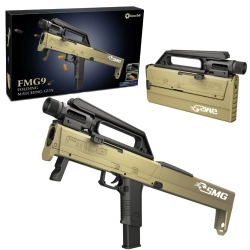 FMG9 Folding Rifle Foam Darts Shells Flashlight Weapon