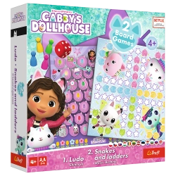 Game 2in1 Chinaman - Snakes and Ladders Gabbys Dollhouse 02590