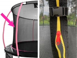 Iekšējais tīkls batutam Sport Max 183 m (6ft)