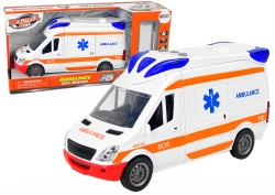 Interactive Ambulance + Stretcher Light and sound effects ! Opening doors