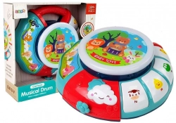 Interactive Baby Drum Light Effects Songs Piano 21cm