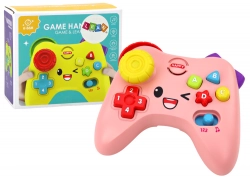 Interactive Pad Educational Console Lights Sounds Pink