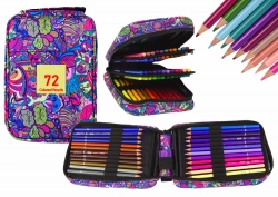 Little Artist's Set in a Pencil Case, Crayons, 72 pcs.