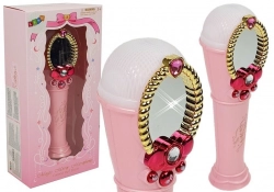 Magic Mirror With Microphone Pink USB Light
