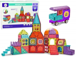 Magnetic Blocks 111 Pieces 3D Castle Steps