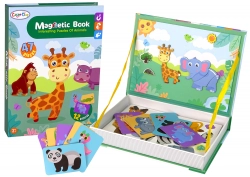 Magnetic Puzzle Book Animals Puzzle Crocodile Monkey