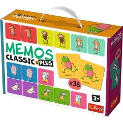 Memos Classic and Plus Game, Movement and Sound - Animals Trefl 02271