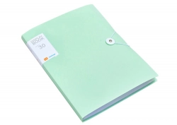 Plastic Folder with Elastic Band 30 Pcs Green A4