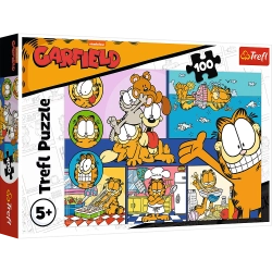Puzzle - 100 - Lazy Garfield Trefl 16521