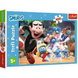 Puzzle - 100 - Papa Smurf's Teachings - Smurfs - Trefl 16481