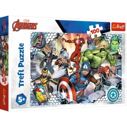 Puzzle - 100 - Sławni Avengers - Disney Marvel The Avengers 16454