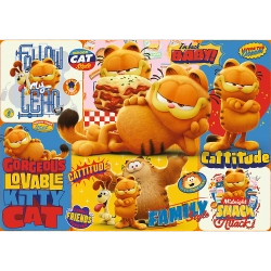 Puzzle - 1000 - Garfield's Adventures - Garfield Trefl 10935