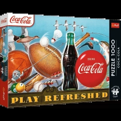 Puzzle - 1000 Premium Plus - Coca-Cola: A Moment of Refreshment - Trefl 12101