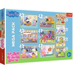 Puzzle - 10in1 - Meet Peppa Pig / Peppa Pig 90383