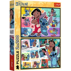 Puzzle - 2x200 - Stitch's Merry Life - Disney Lilo and Stitch 13334