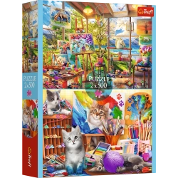 Puzzle - 2x500 - Art of painting FSC Mix 70% 37530