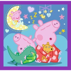 Puzzle - 3 in 1 - Peppa Pig's Habits Trefl 34893