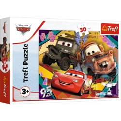 Puzzle - 30 - Speeding cars - Disney Cars 3 18293