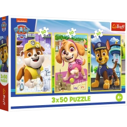 Puzzle - 3x50 - Our dogs Trefl 34878