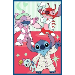 Puzzle - 3x80 - Stitch World Trefl 34885