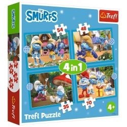 Puzzle - 4 in 1 - Smurfs Village - The Smurfs 34656