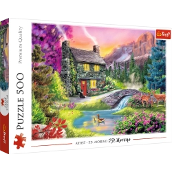 Puzzle – 500 pcs – Mountain Idyll Trefl 37325