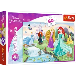 Puzzle - 60 - Meet the Princesses - Disney Princess Trefl 17361