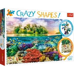 Puzzle - 600 Crazy Shapes - Tropical Island 11113
