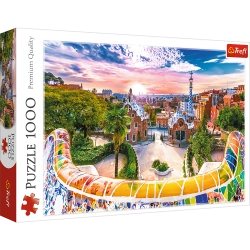 Puzzle - "1000" - Sunset over Barcelona, Spain Trefl 10711