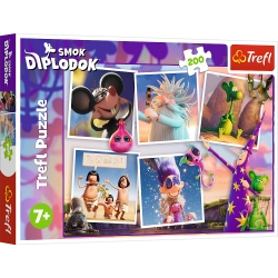 Puzzle - "200" - Adventures of the Diplodocus Dragon Trefl 13322