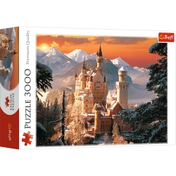 Puzzle - "3000" - Neuschwanstein Winter Castle Trefl 33025