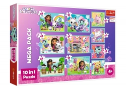 Puzzle 10 in 1 Gabi's Cat House In the world of Gabi Trefl 96003