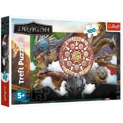 Puzzle 100 - Dragons in Action - Trefl 16524