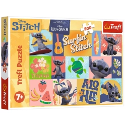 Puzzle 200 - Hawaiian Adventures - Disney Stitch Trefl 13331
