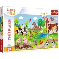 Puzzle 24 Maxi – Little Ones and Animals – Trefl 14372